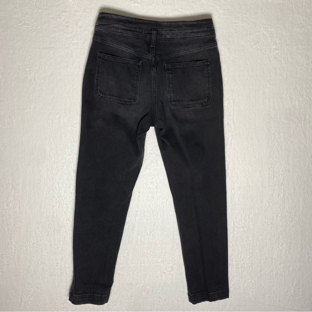 PILCRO The LETTERPRESS Anthropology Sz 27 Black Jeans Distress Button Fly - Picture 12 of 12